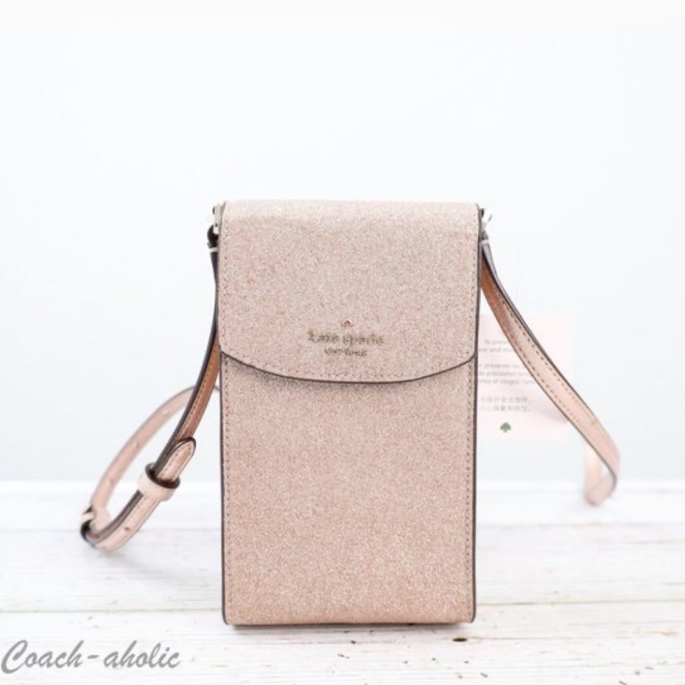 Kate Spade Metallic Pink Crossbody Bag